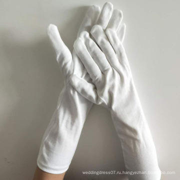 хлопок парад инспекции перчатки белые